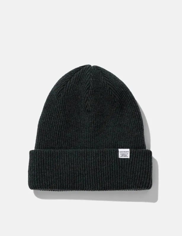 Norse Projects Norse Beanie Hat - Forest Green sold by Article London