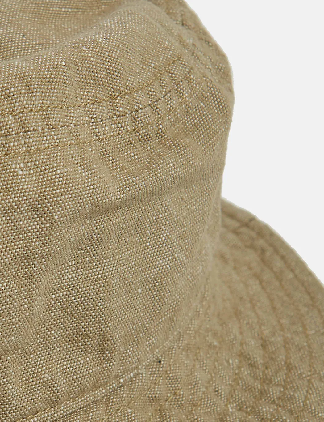 Nigel Cabourn Bucket Hat (Cotton/Linen) - Stone sold by Article London product image thumbnail 3