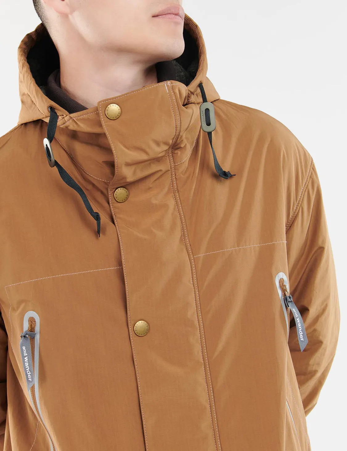 Barbour x And Wander Insu Jacket - Beige sold by Article London product image thumbnail 2