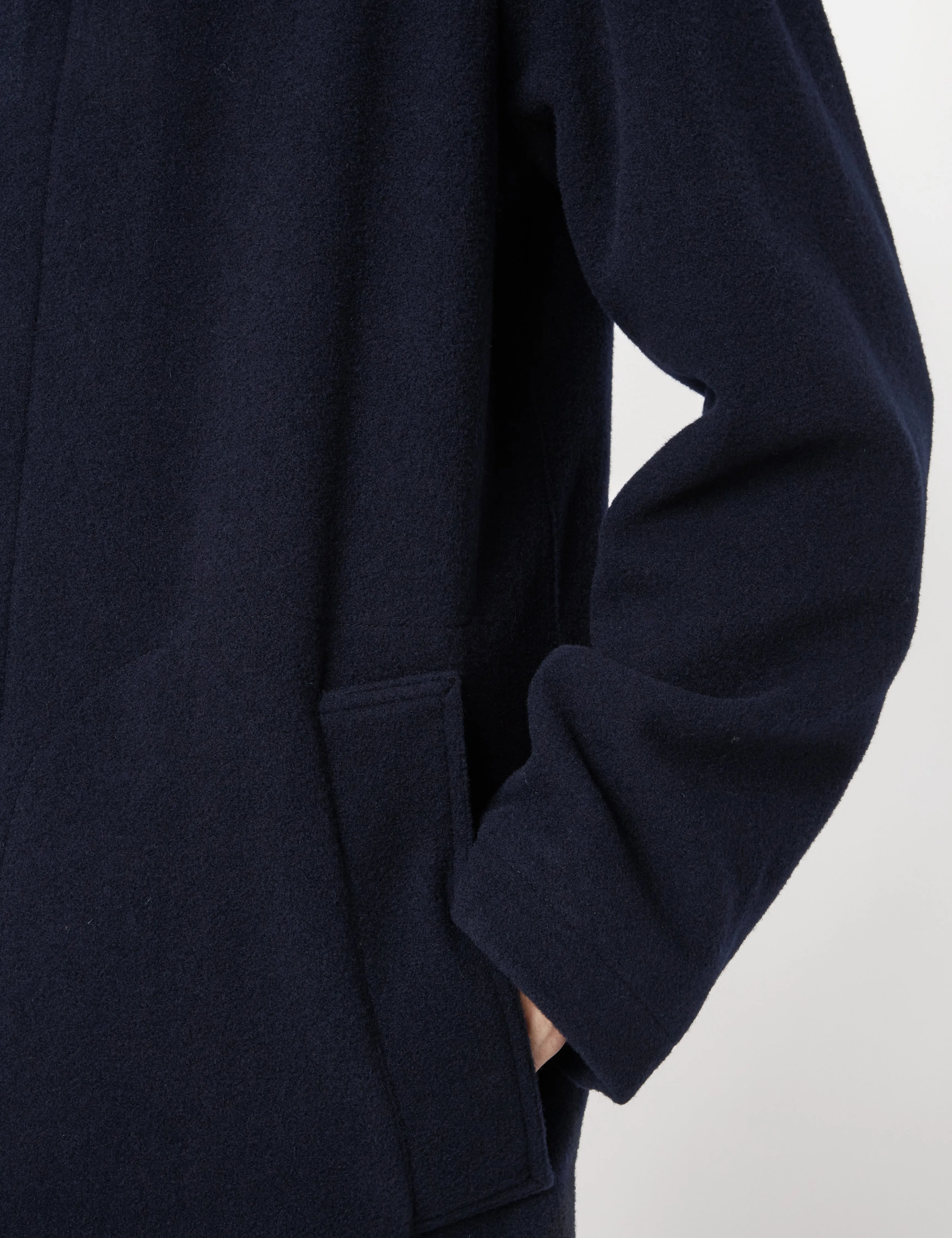 Bhode Wool Mac - Navy Blue sold by Article London product image thumbnail 2