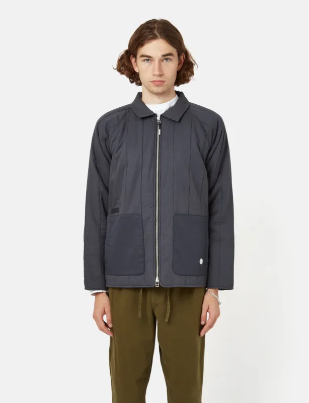 Folk Wadded Curve Jacket - Blue Slate sold by Article London