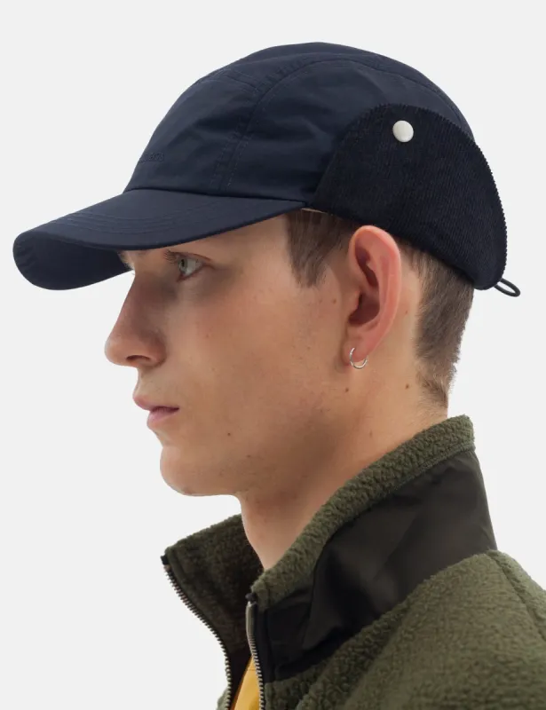 Norse Projects Nylon Flap Cap - Dark Navy Blue sold by Article London