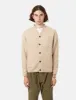 Universal Works Cardigan (Wool Fleece) - Stone Grey sold by Article London