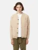Universal Works Cardigan (Wool Fleece) - Stone Grey sold by Article London