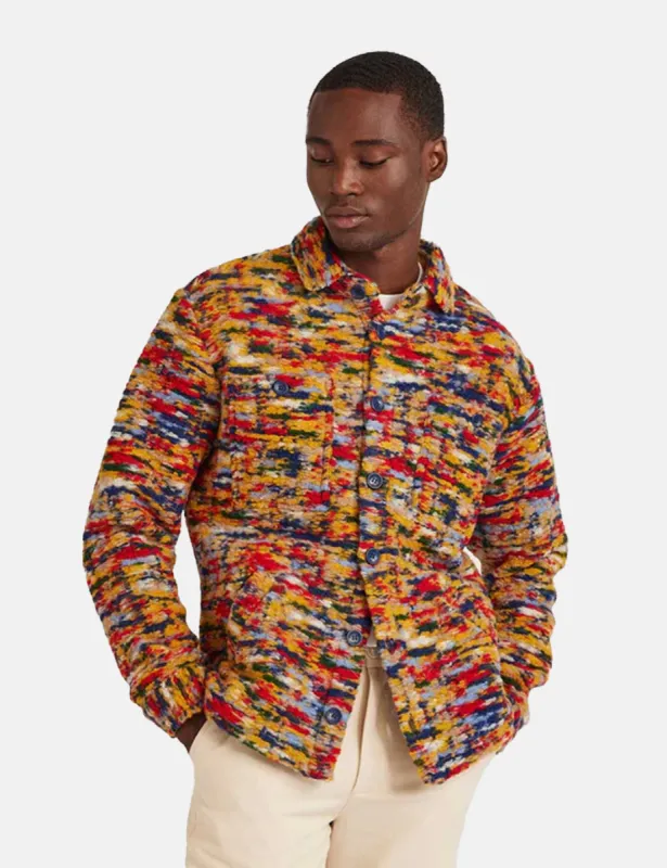 Percival Blanket Overshirt (Wool) - Mustard Yellow sold by Article London