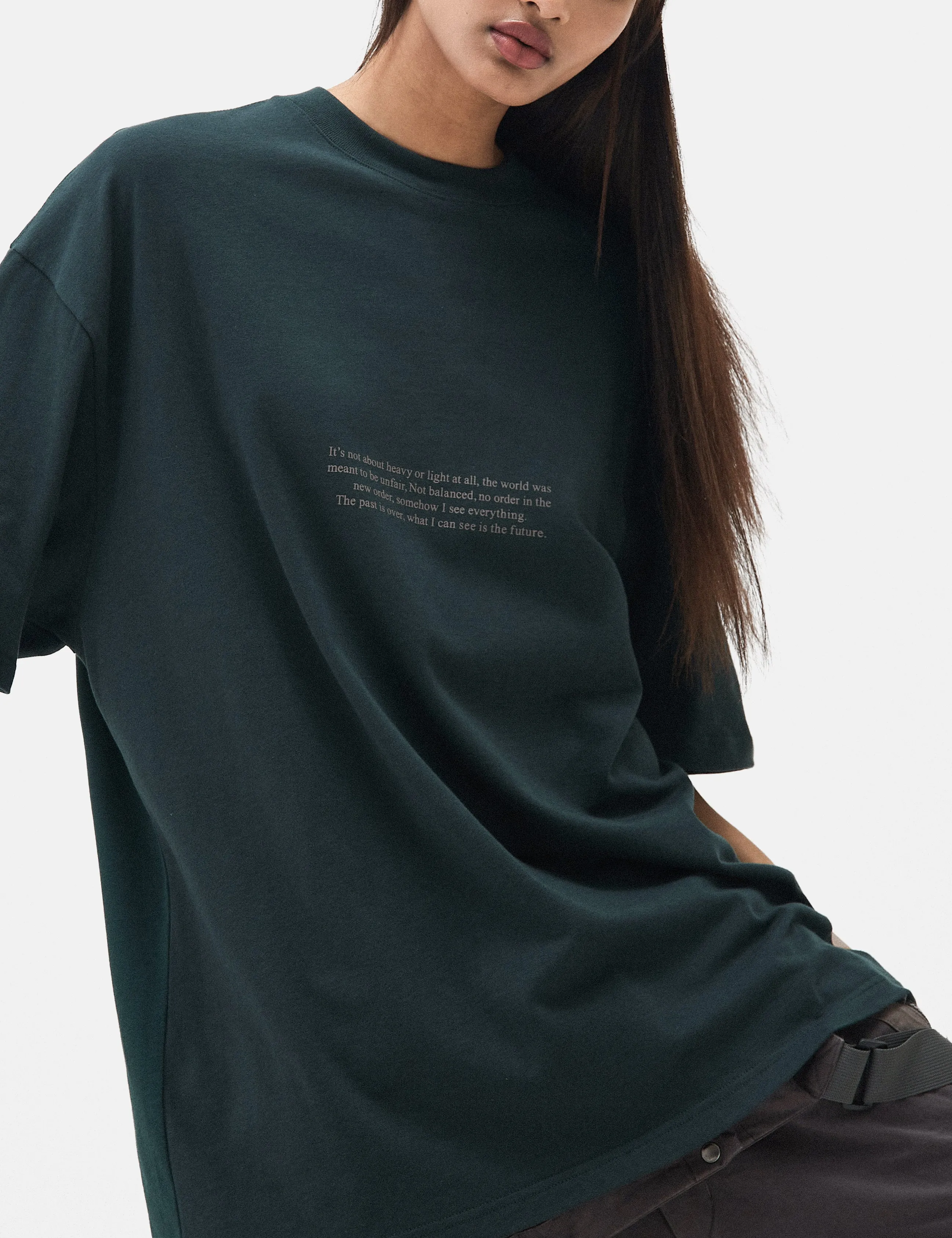 GOOPiMADE "K501-RT" New Order Graphic T-Shirt - Dark Green sold by Article London product image thumbnail 2