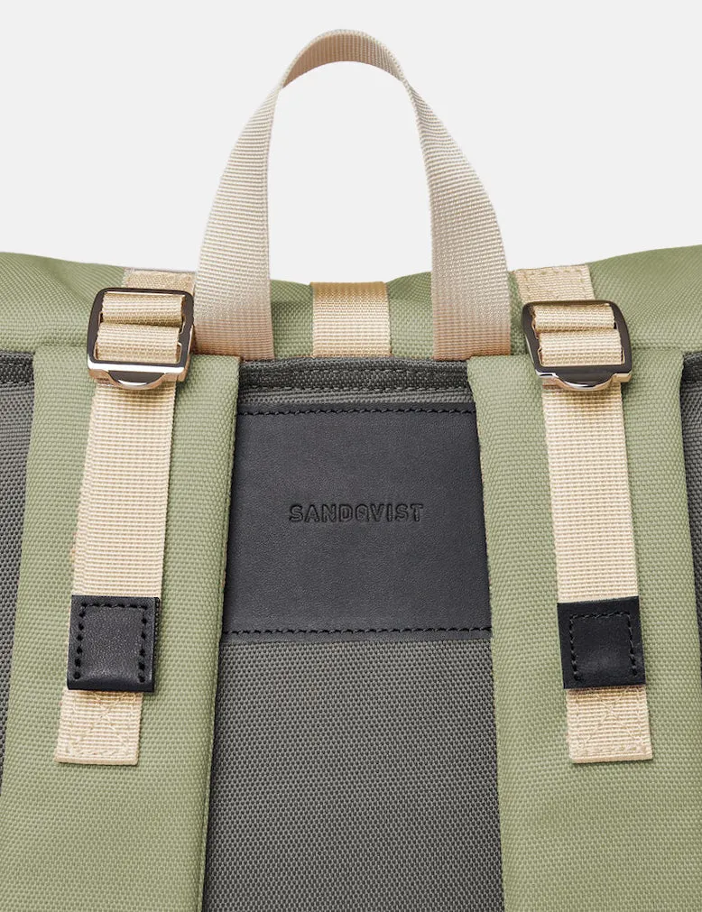 Sandqvist Bernt Backpack - Multi Dew Green/Night Green sold by Article London product image thumbnail 2