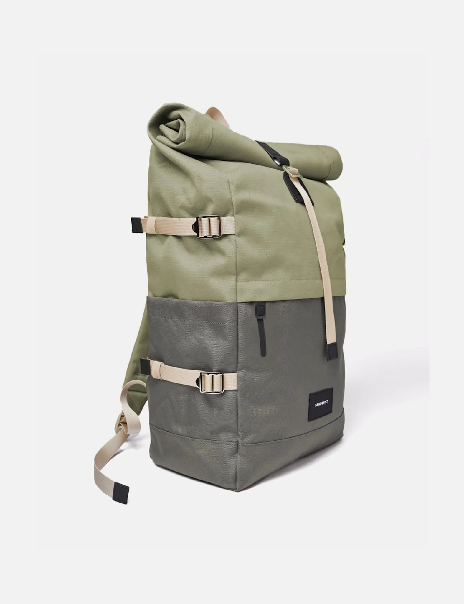 Sandqvist Bernt Backpack - Multi Dew Green/Night Green sold by Article London product image thumbnail 3