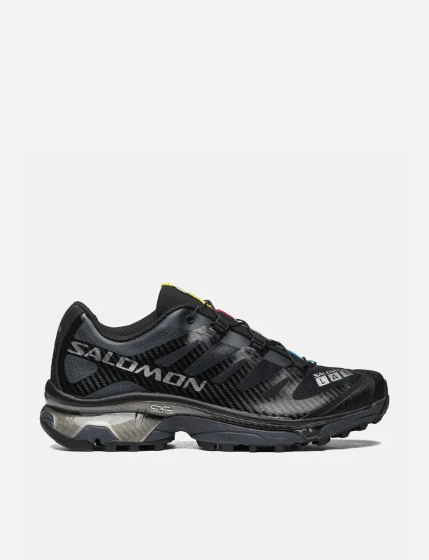Salomon XT-4 OG Trainers - Black/Ebony/Silver Metallic X sold by Article London