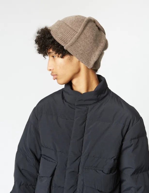 Snow Peak Knit Flight Cap - Brown sold by Article London