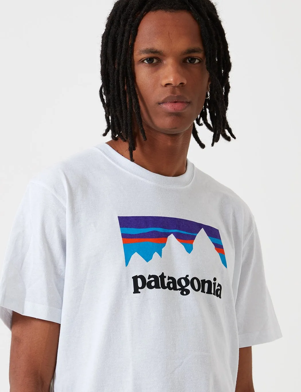 Patagonia Shop-Sticker Responsibili-Tee T-Shirt - White sold by Article London product image thumbnail 2