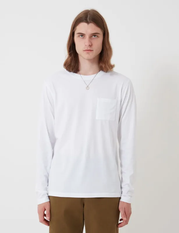 Bhode Besuto Long Sleeve T-Shirt (Organic Cotton) - White sold by Article London