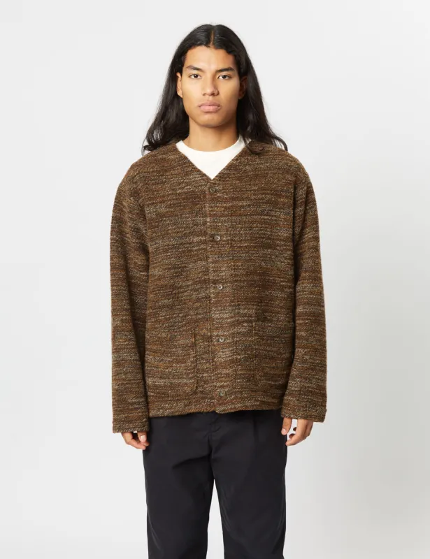 Engineered Garments Knit Cardigan (Wool) - Brown sold by Article London