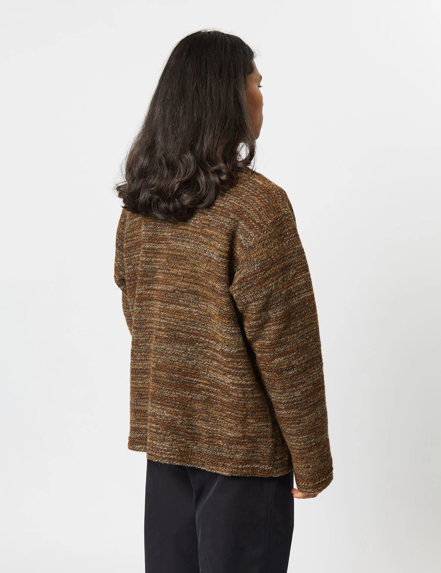 Engineered Garments Knit Cardigan (Wool) - Brown sold by Article London product image thumbnail 4