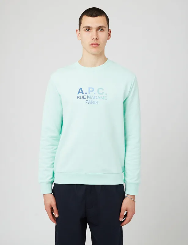 A.P.C. Paolo Sweatshirt - Pale Green sold by Article London