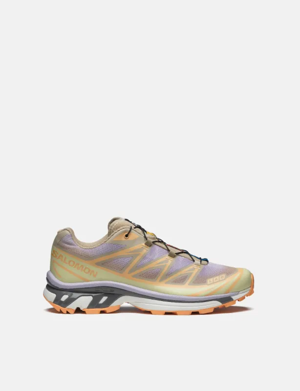 Salomon XT-6 SKYLINE - White Pepper/Peach Quartz/Orchid Petal sold by Article London