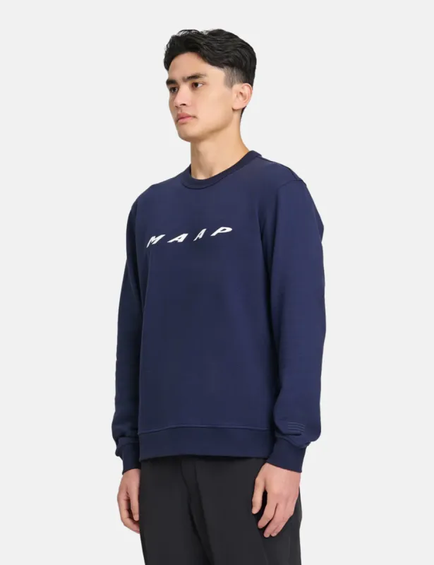 MAAP Evade Crewneck Sweatshirt - Navy Blue made by Article London