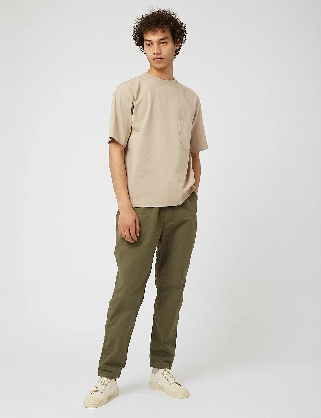 Snow Peak Heavy Cotton T-Shirt - Beige sold by Article London product image thumbnail 3