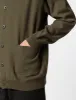 Snow Peak Co/Pe Knit Cardigan - Olive Green sold by Article London