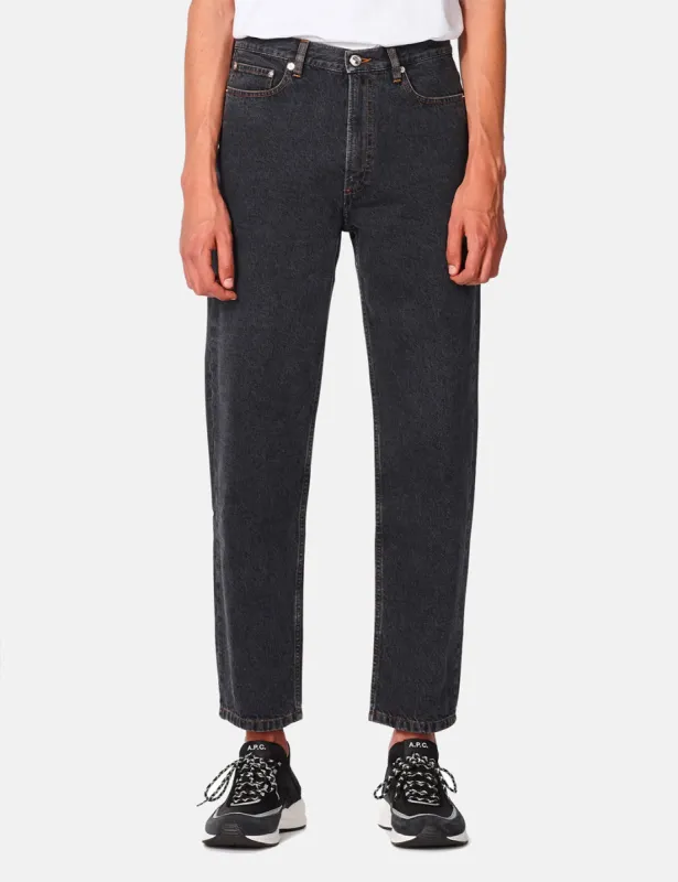 A.P.C. Martin Tapered Jean - Delave Black sold by Article London