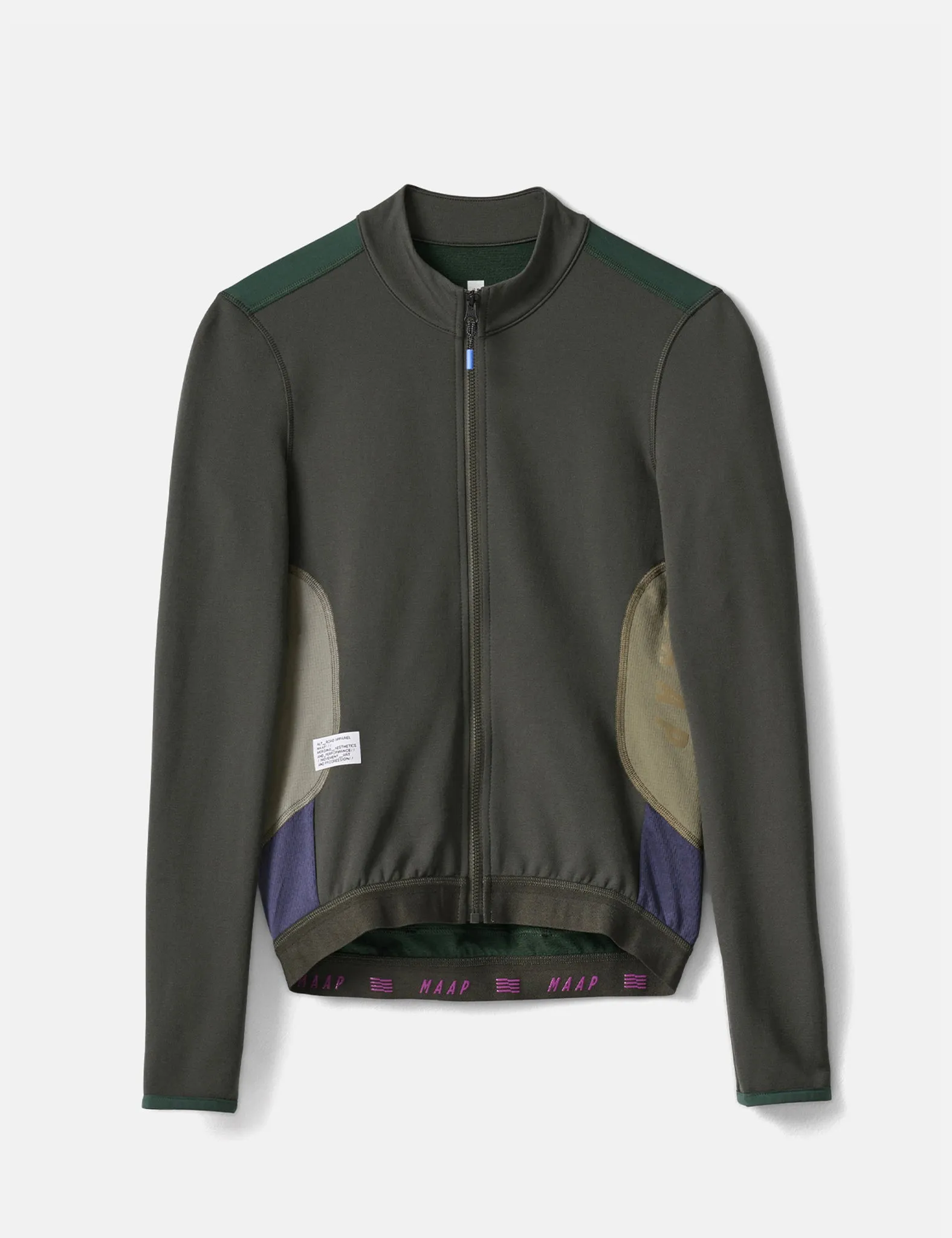 MAAP Womens Alt_Road Long Sleeve Jersey - Burnt Olive Green sold by Article London product image thumbnail 5