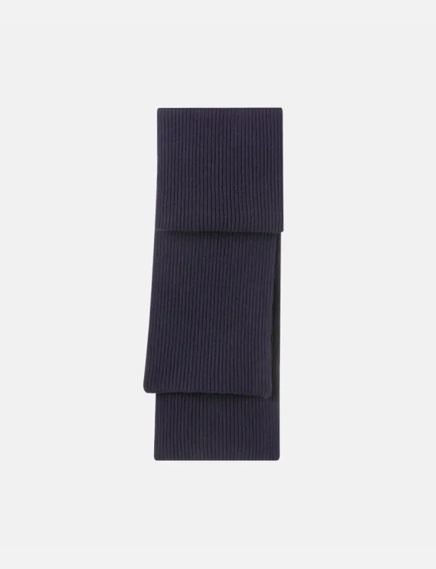 A.P.C. Camille Scarf - Dark Navy sold by Article London