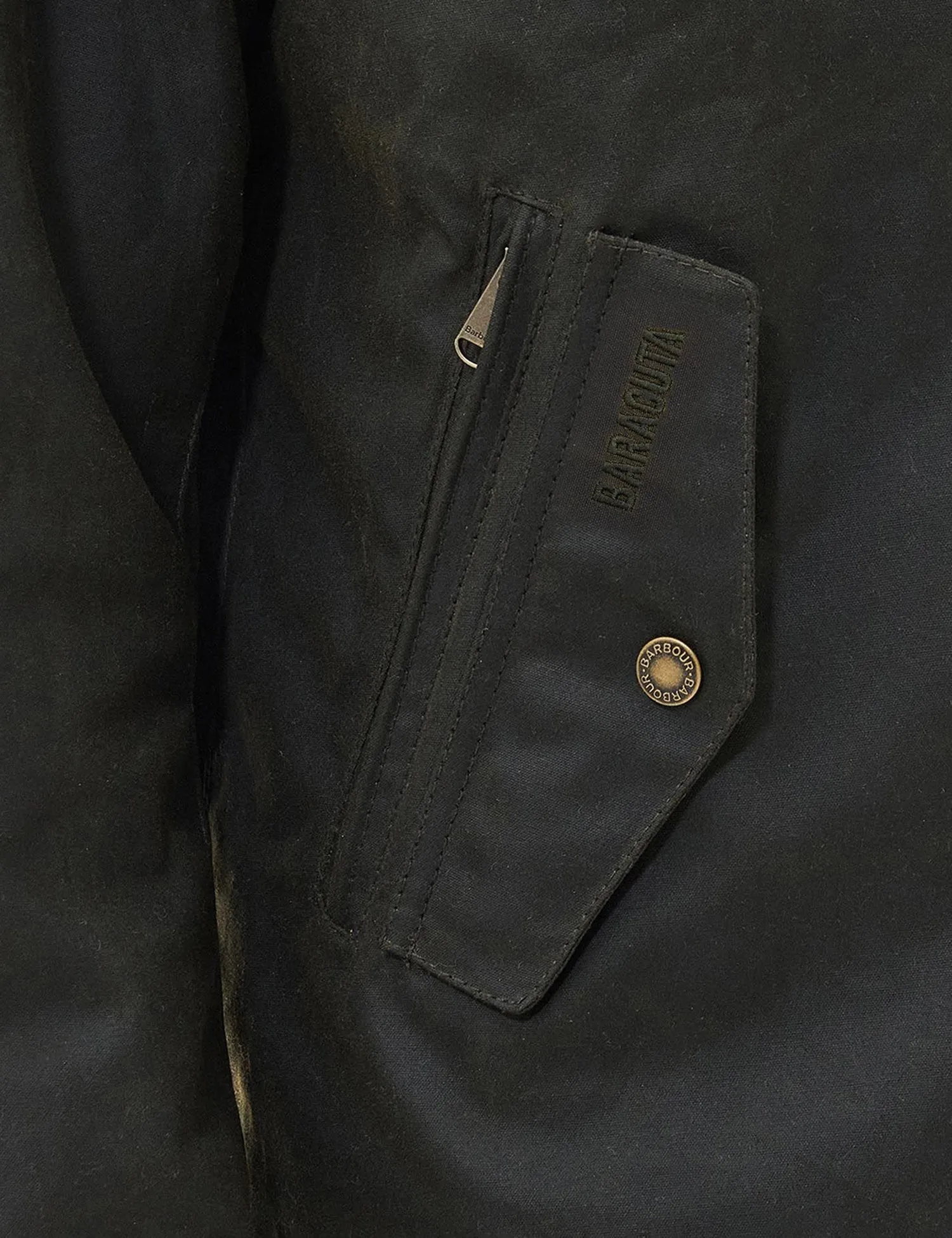 Barbour x Baracuta G4 Wax Jacket - Black sold by Article London product image thumbnail 5
