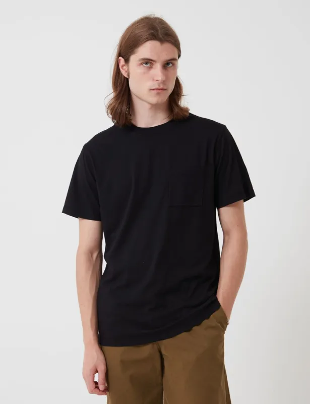 Bhode Besuto T-Shirt (Organic Cotton) - Black sold by Article London