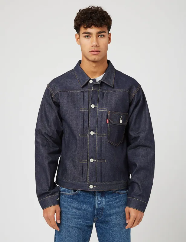 Levis Vintage Clothing 1936 Type I Jacket (Rigid) - Dark Indigo Blue sold by Article London