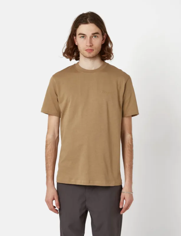 Norse Projects Johannes Heavy Logo T-Shirt - Utility Khaki sold by Article London