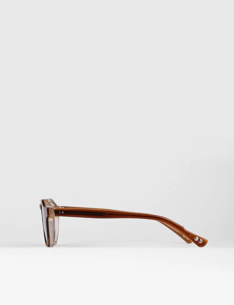 Oscar Deen X Folk Pinto Sunglasses - Gold sold by Article London product image thumbnail 3