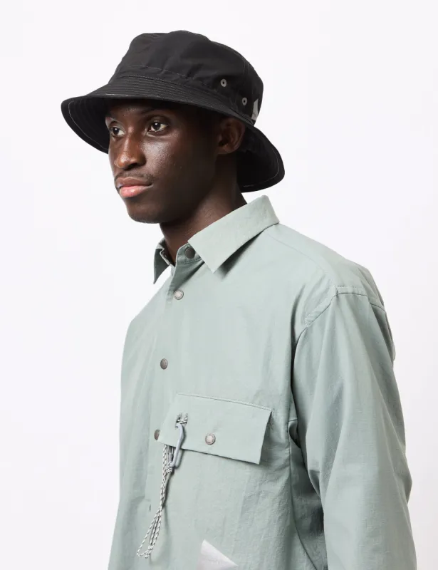 and Wander Pe/Co Bucket Hat - Black sold by Article London