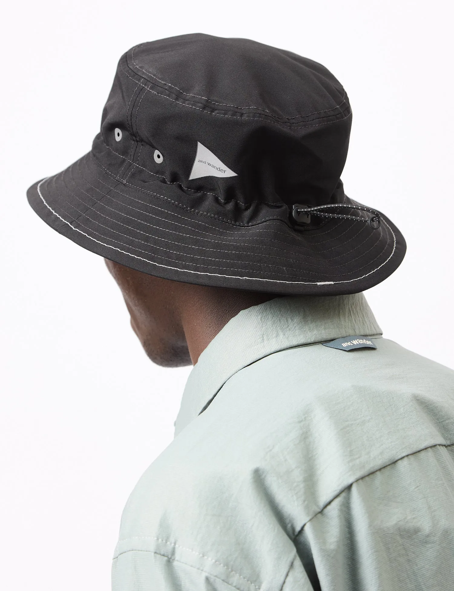and Wander Pe/Co Bucket Hat - Black sold by Article London product image thumbnail 2