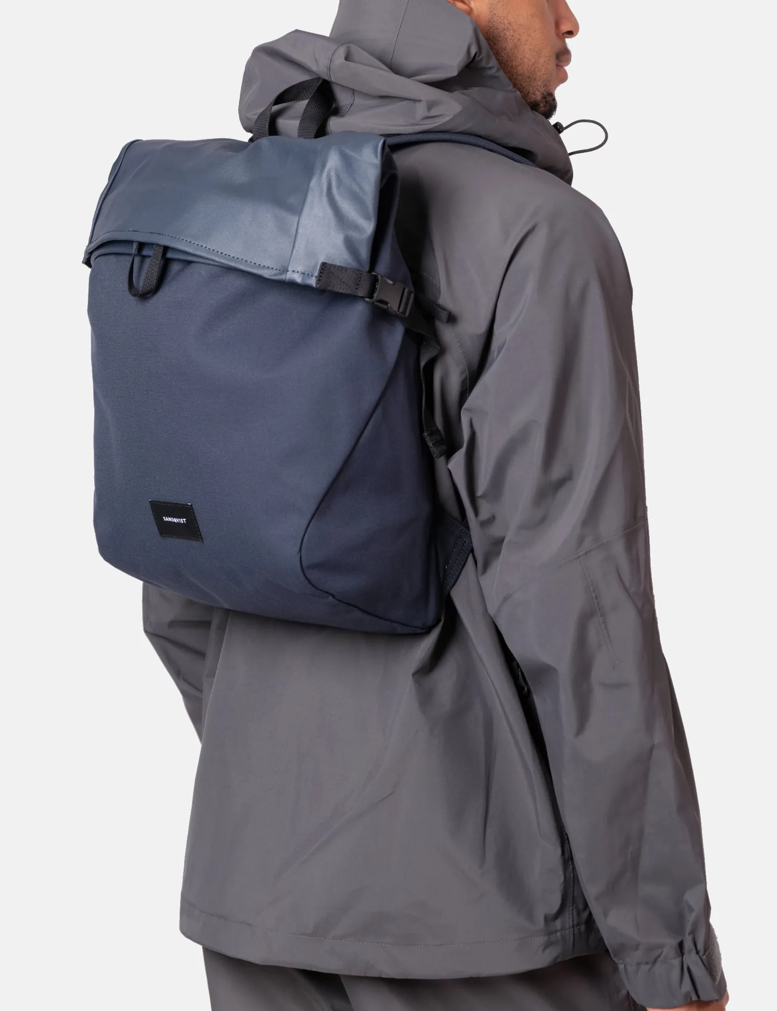 Sandqvist Alfred Backpack - Navy Blue sold by Article London product image thumbnail 2