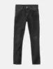 Nudie Lean Dean Jeans (Slim Tapered) - Authentic Black sold by Article London