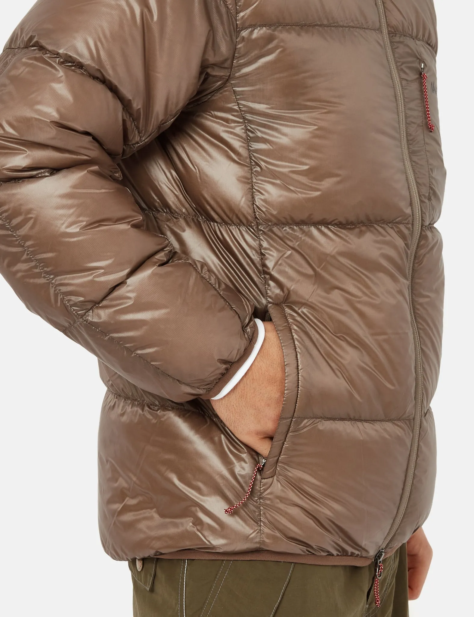 Nanga Mountain Lodge Down Jacket - Mocha Brown sold by Article London product image thumbnail 4