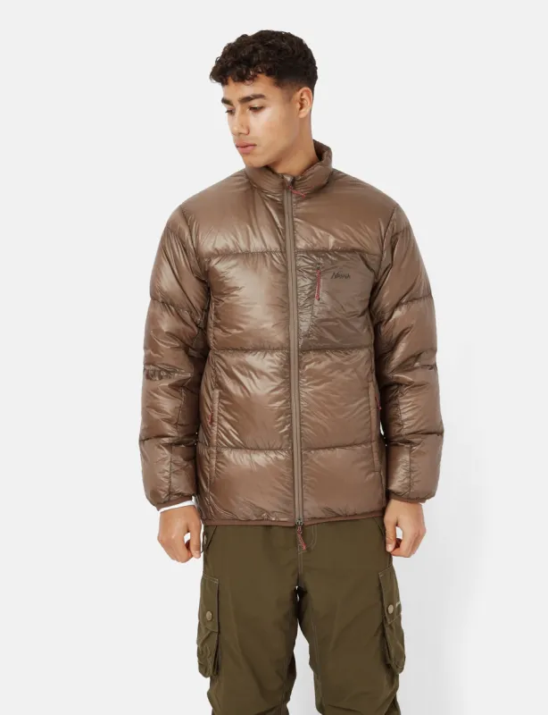 Nanga Mountain Lodge Down Jacket - Mocha Brown sold by Article London