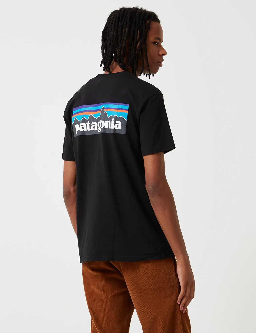 Patagonia P6 Logo Responsibili-Tee T-Shirt - Black sold by Article London