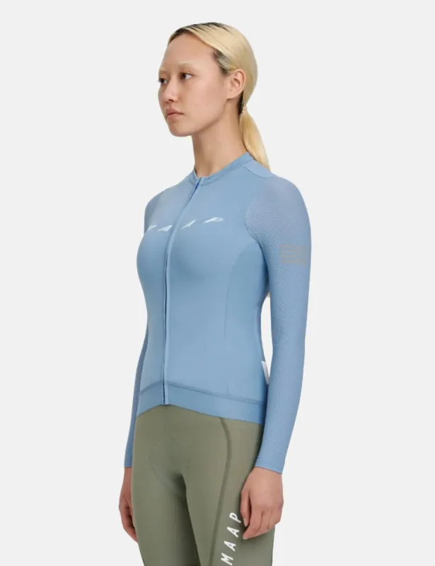MAAP Women's Evade Pro Base Long Sleeve Jersey - Chambray sold by Article London