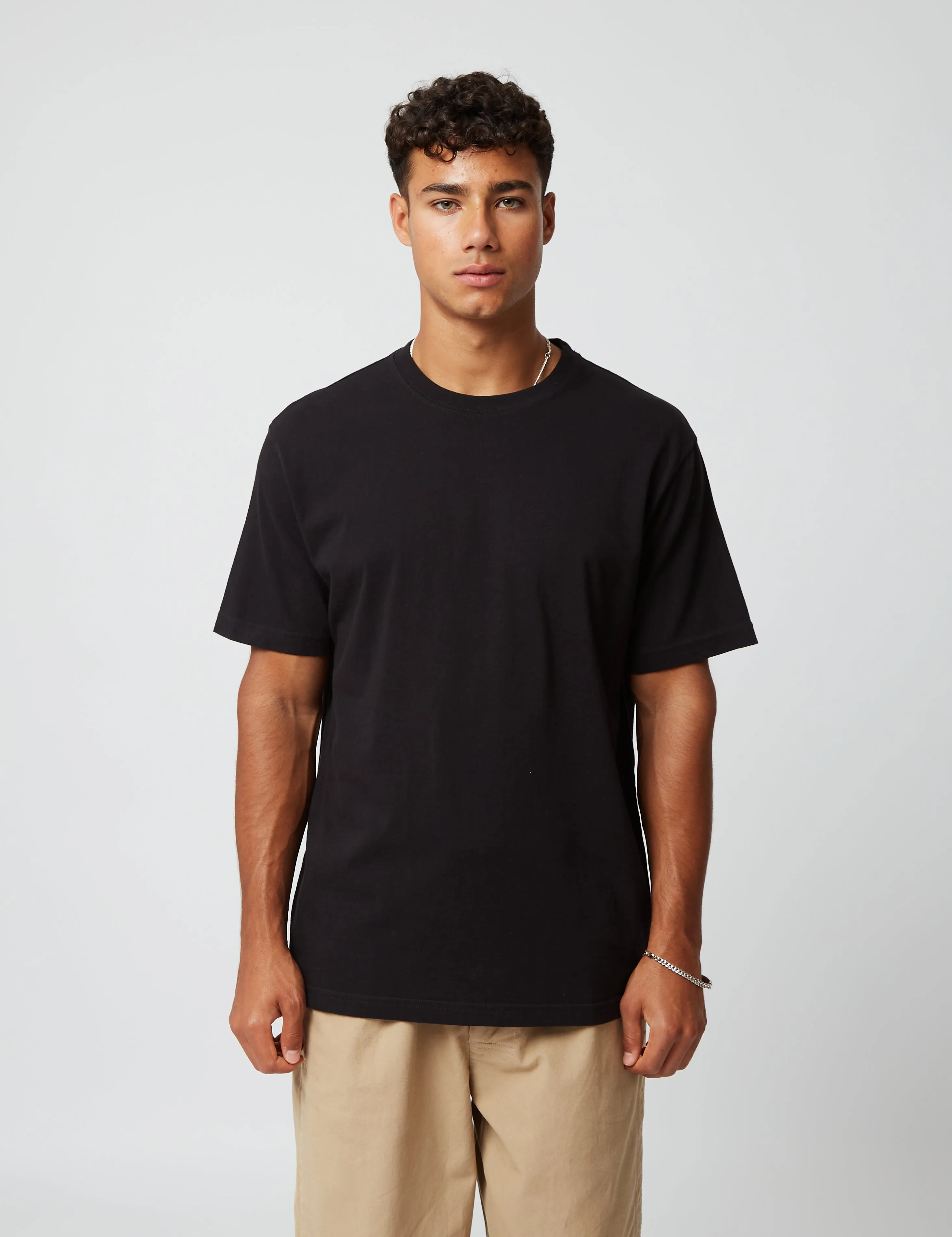 Bhode T-Shirt (Organic/Canada Origin, 9oz) - Black sold by Article London