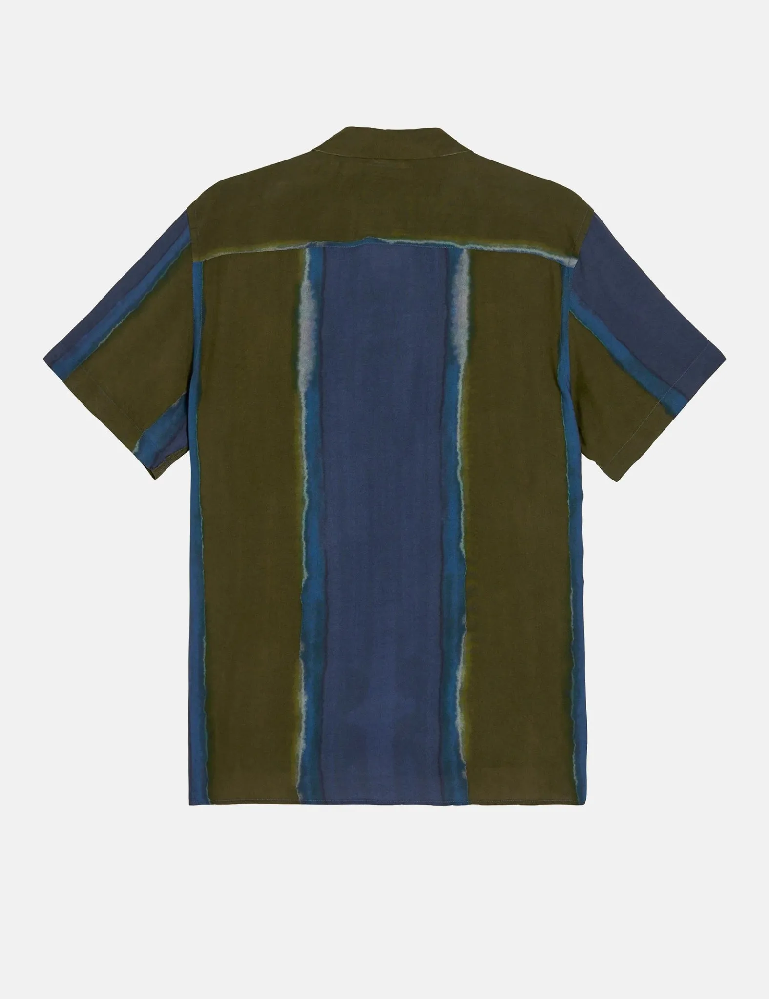 OAS Murky Mist Viscose Shirt - Blue sold by Article London product image thumbnail 4