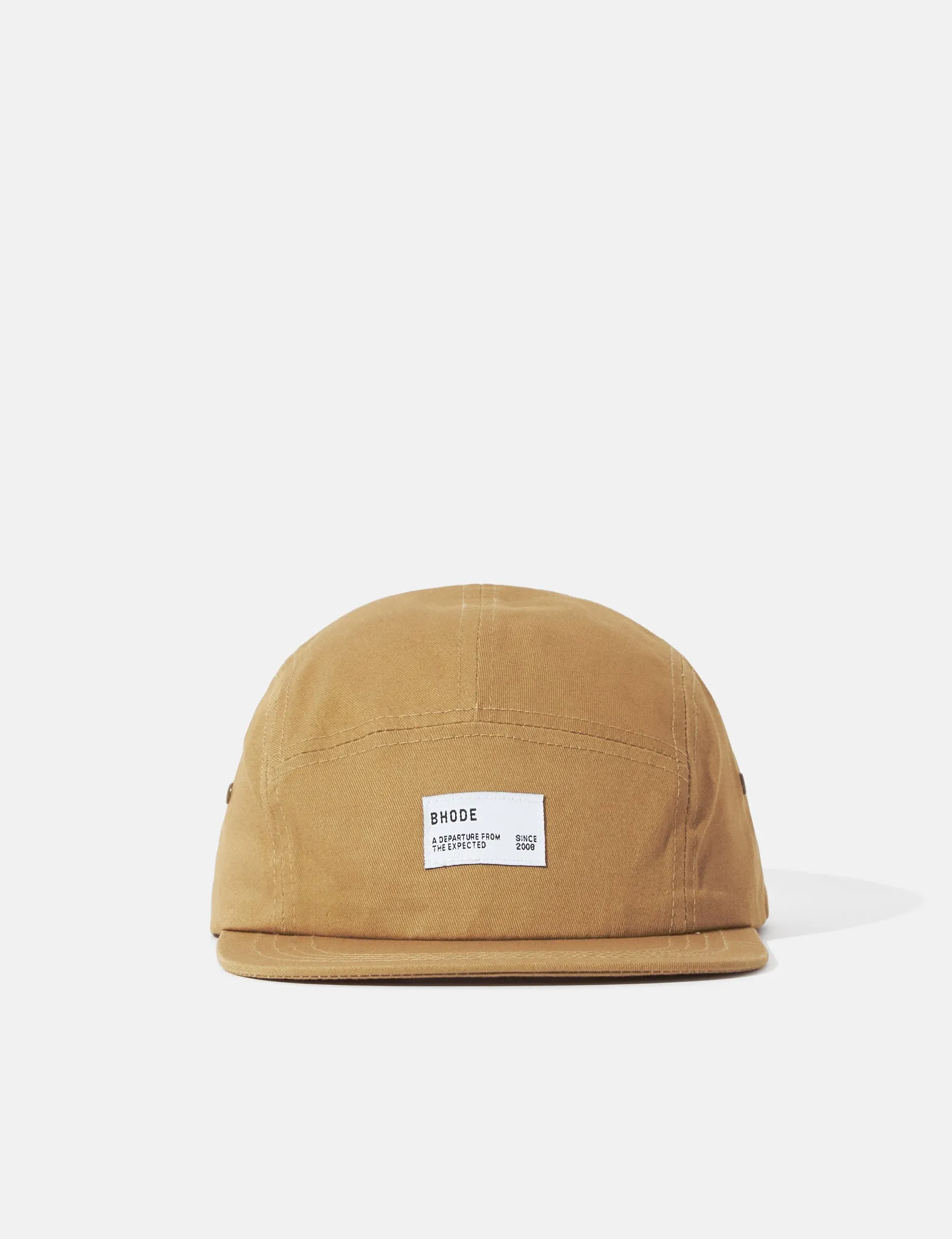 Bhode 5-Panel Cap (Cotton Twill) - Khaki sold by Article London product image thumbnail 3