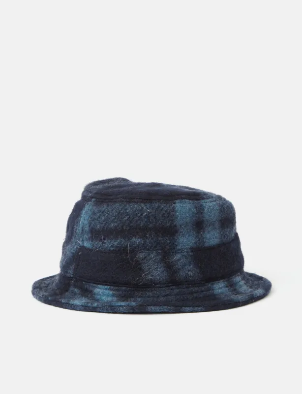 Universal Works Bucket Hat - Navy Blue sold by Article London
