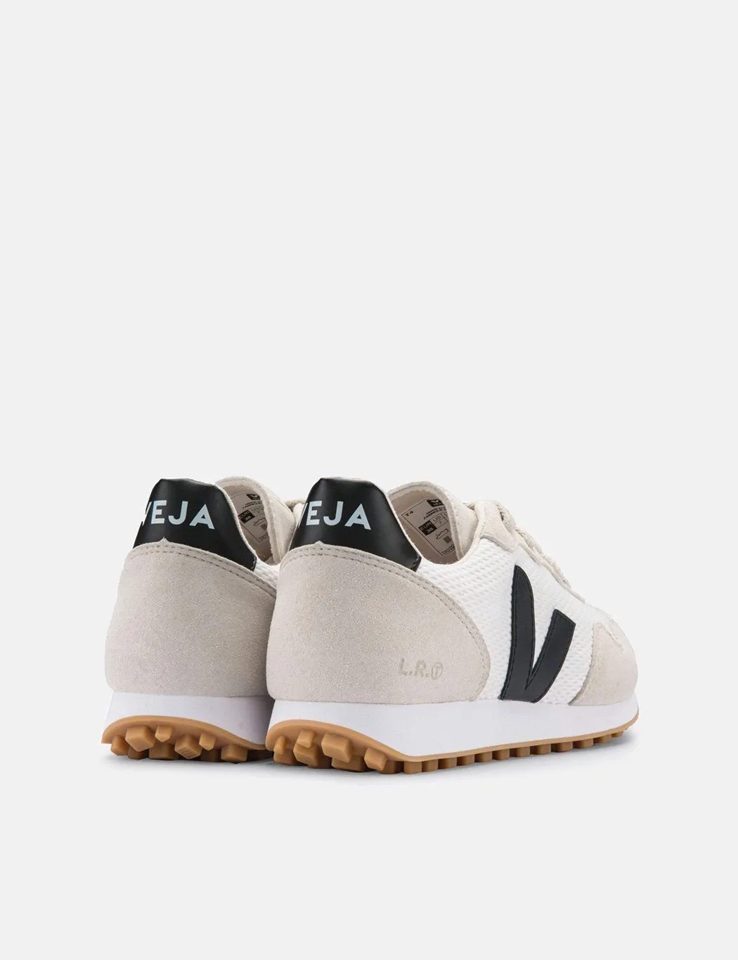 Veja SDU Alveomesh Trainers (Vegan) - White/Black/Natural sold by Article London product image thumbnail 3