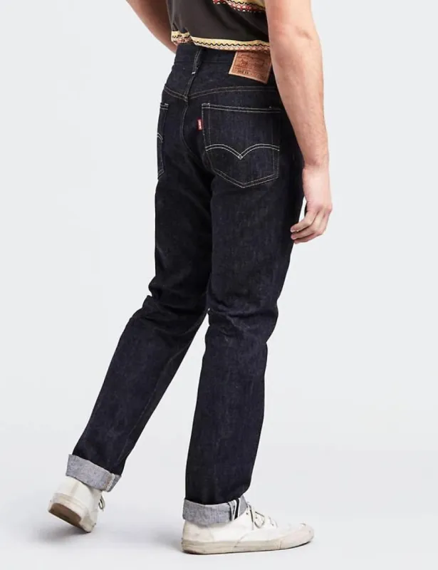 Levis 1954 501 Jeans Vintage Clothing - Rigid Dark Indigo Blue sold by Article London