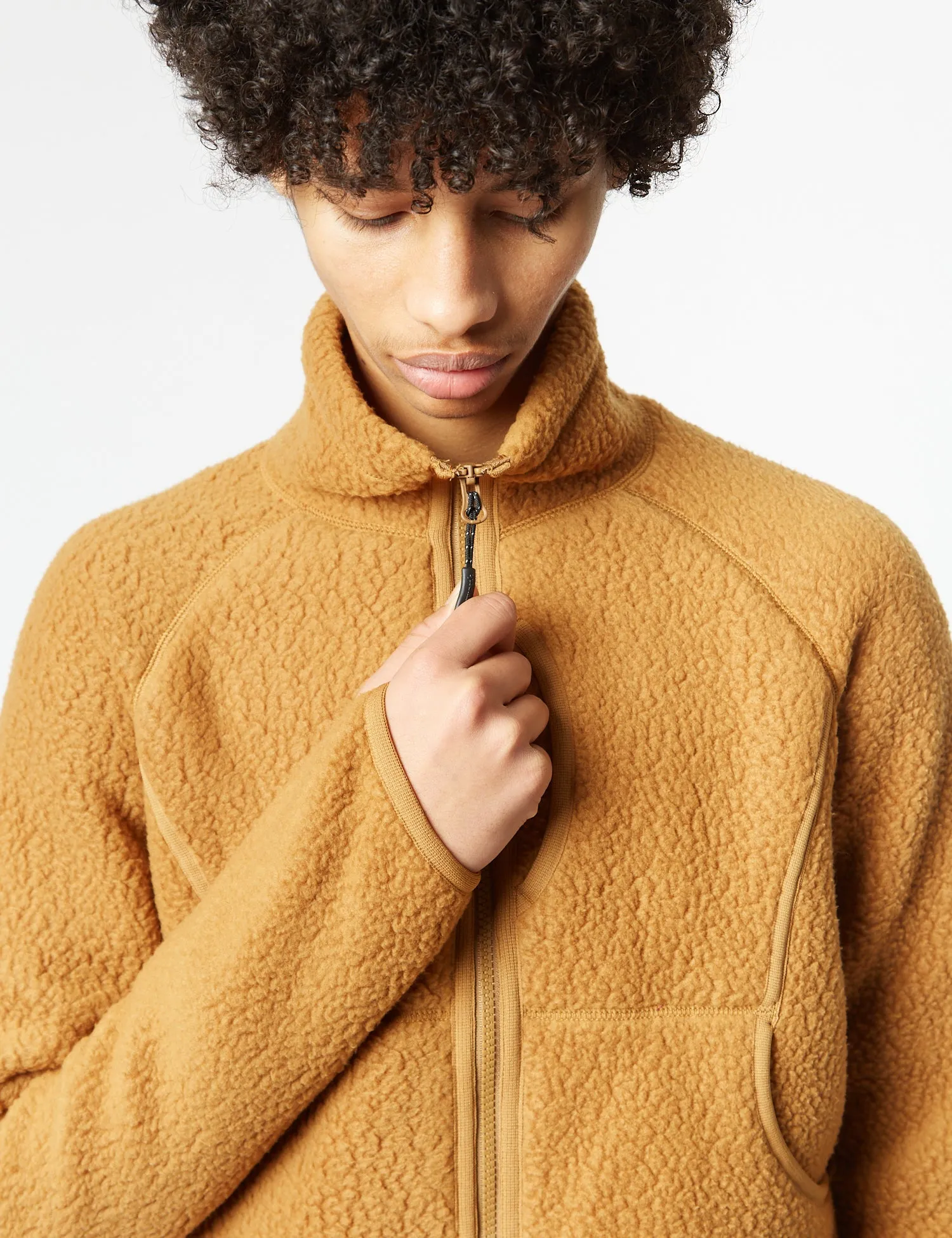 Snow Peak Thermal Boa Fleece Jacket - Brown sold by Article London product image thumbnail 2