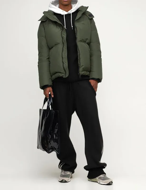 A.P.C. Ugo Down Puffer Jacket - Khaki Green sold by Article London