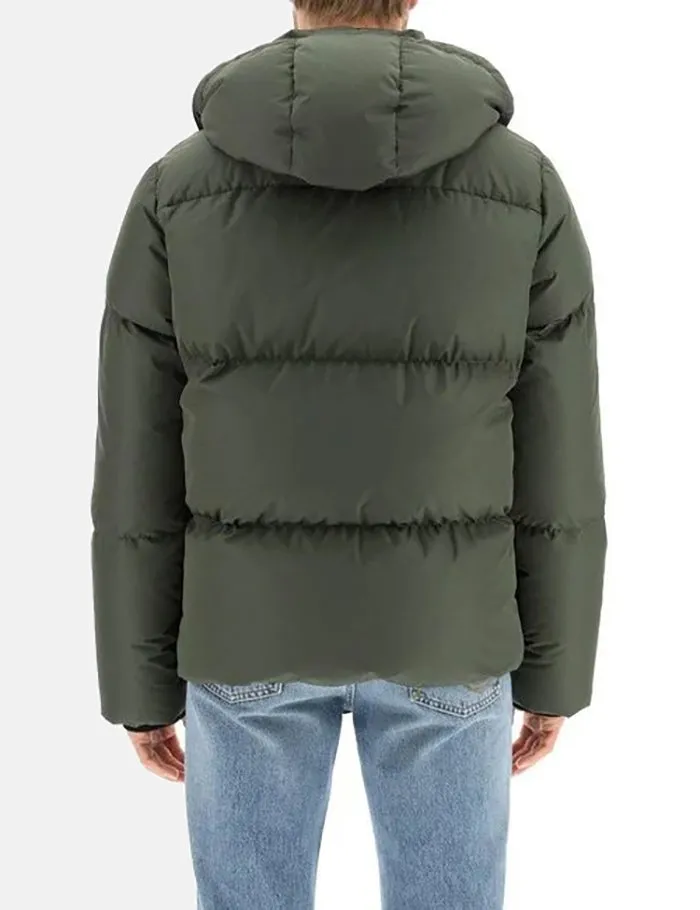 A.P.C. Ugo Down Puffer Jacket - Khaki Green sold by Article London product image thumbnail 2
