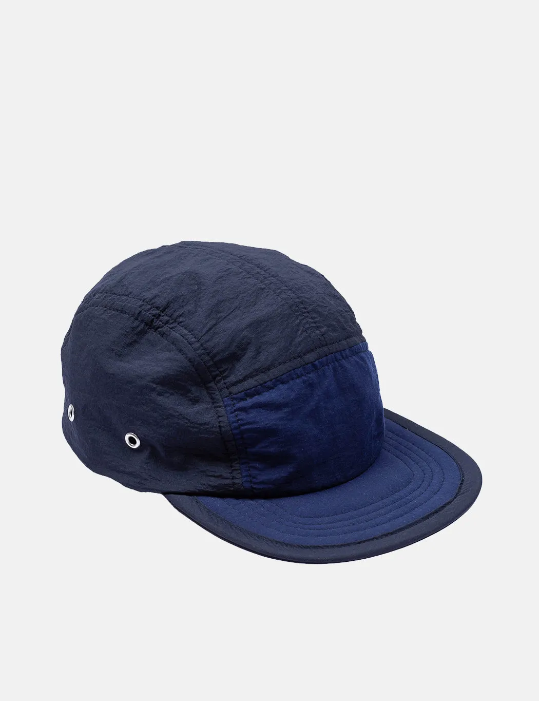 Folk Tech 5-Panel Cap - Navy Blue sold by Article London