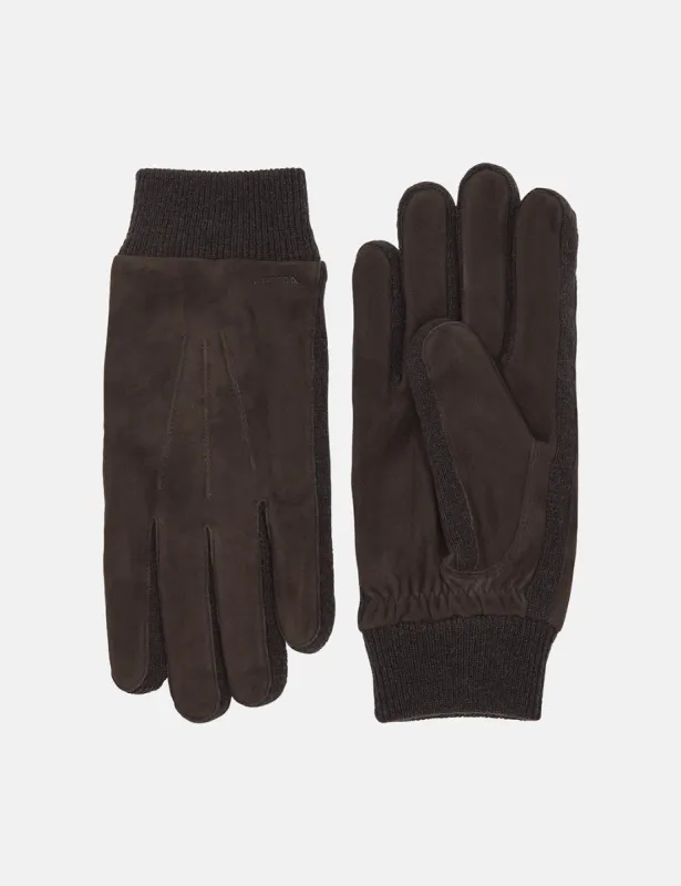 Hestra Geoffrey Gloves - Espresso Brown sold by Article London
